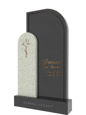 Комбинированная стела с религиозной символикой и золочением.